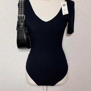 Abercrombie-fitch Women's Black Bodysuit